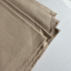 Khaki Fabric Lot  Length 13.5 Meters  1.25 Meters Wide